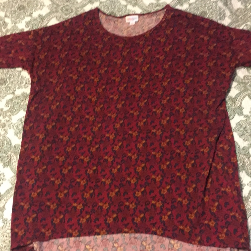 LuLaRoe Extra Small red Floral Irma